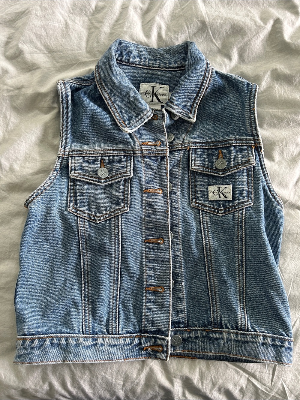 Vintage Calvin Klein denim vest